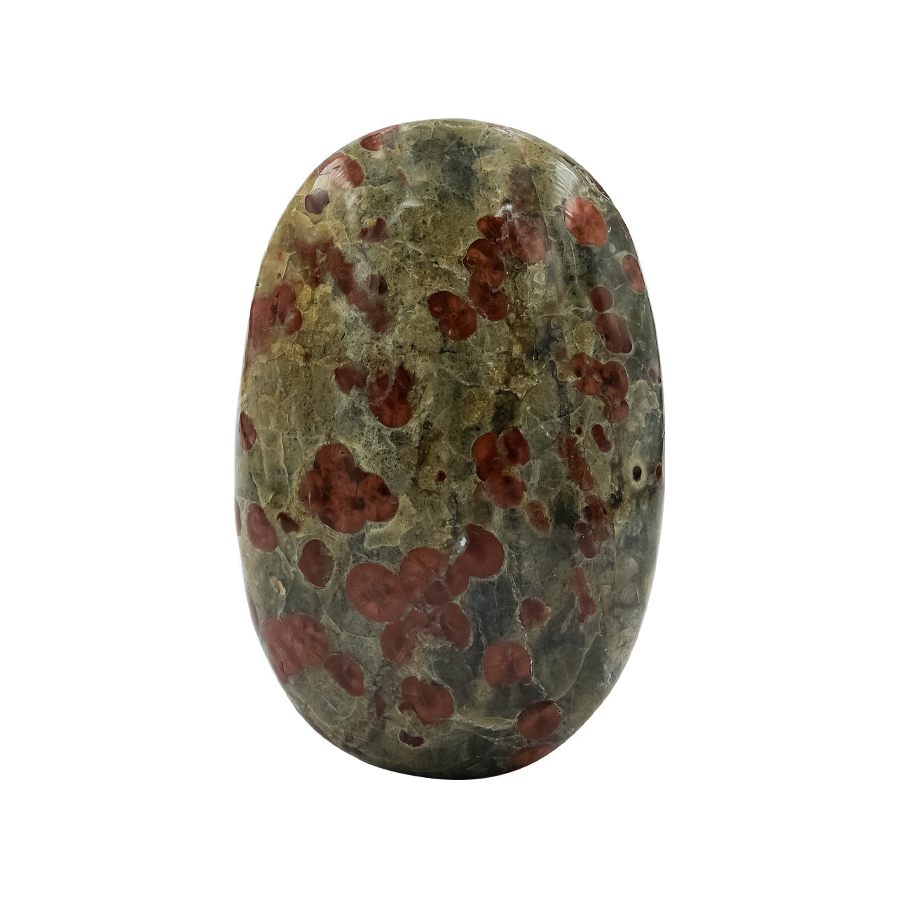Starborn Red Planet Obsidian Polished Oval Palm Stone - 1 Piece