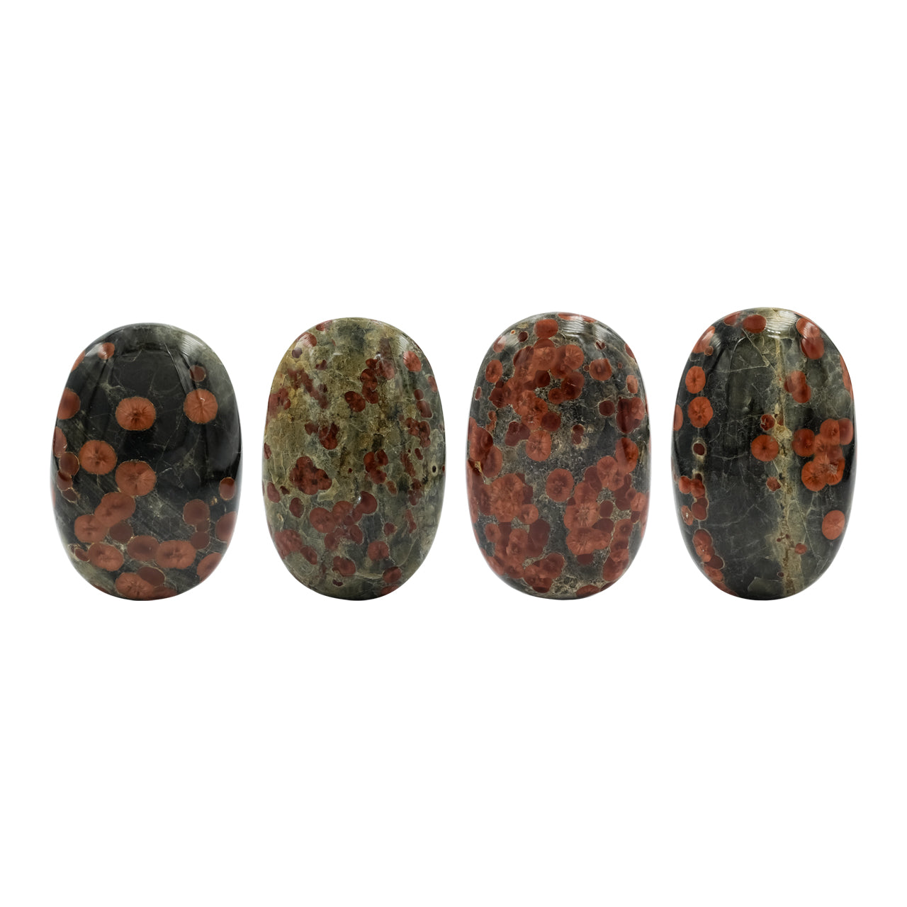 Starborn Red Planet Obsidian Polished Oval Palm Stone - 1 Piece