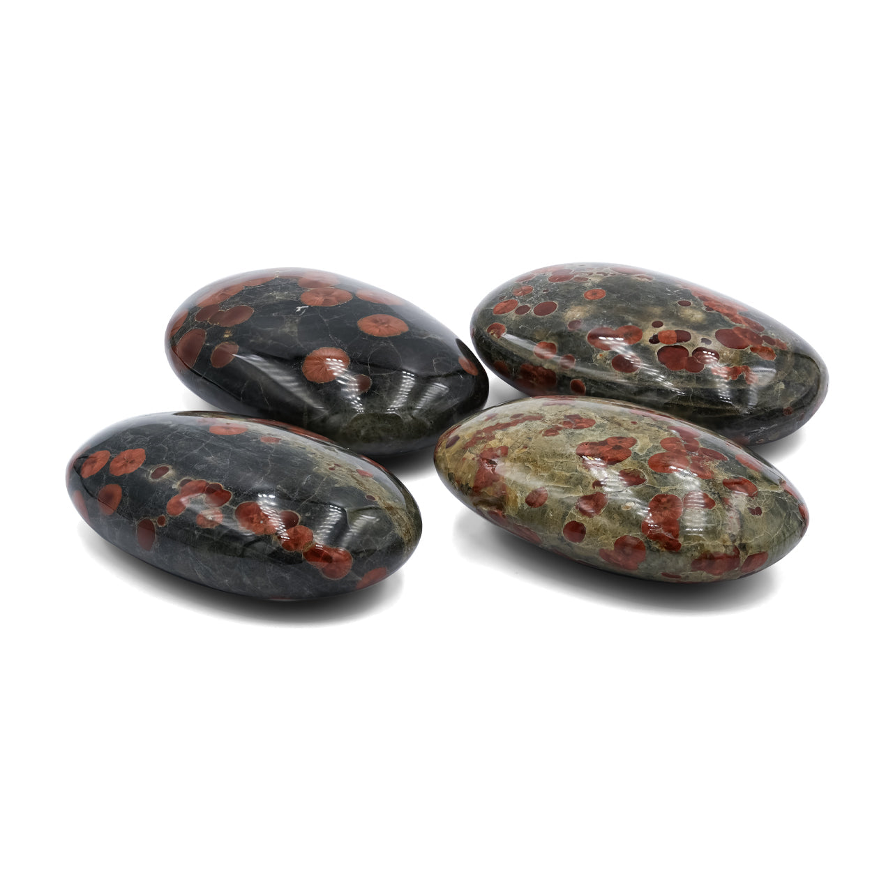 Starborn Red Planet Obsidian Polished Oval Palm Stone - 1 Piece