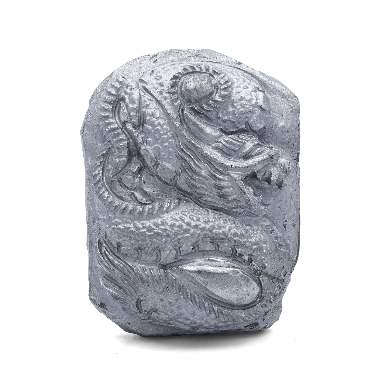 Starborn Silica Carved Dragon Cabochon 40-43mm Rectangle - 1 piece