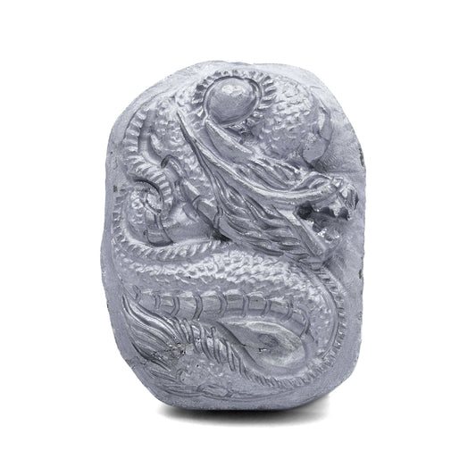 Starborn Silica Carved Dragon Cabochon 40-43mm Rectangle - 1 piece