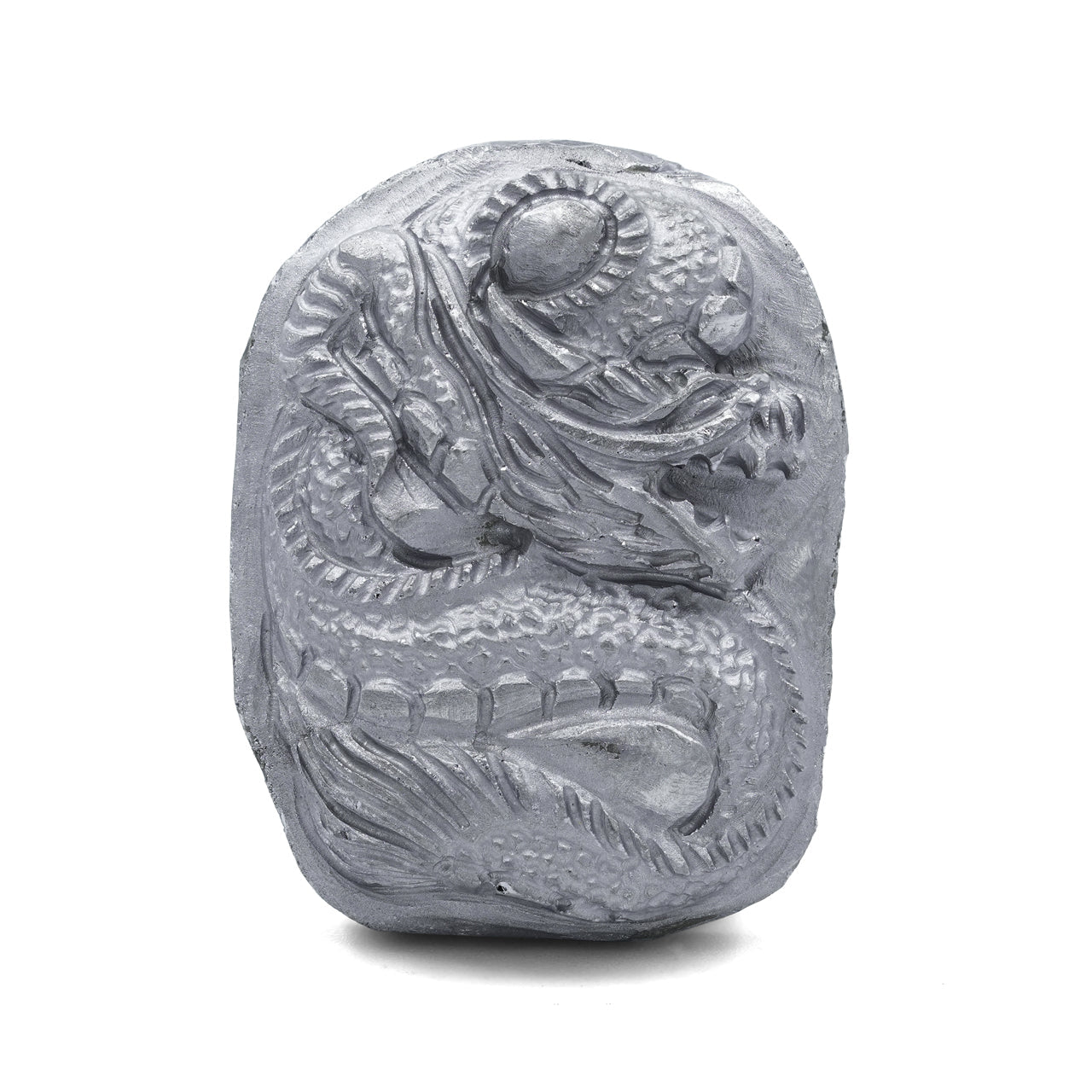 Starborn Silica Carved Dragon Cabochon 40-43mm Rectangle - 1 piece