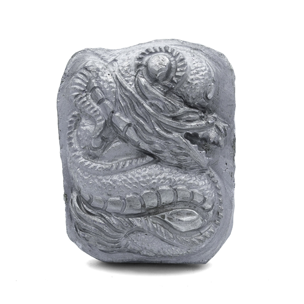 Starborn Silica Carved Dragon Cabochon 40-43mm Rectangle - 1 piece