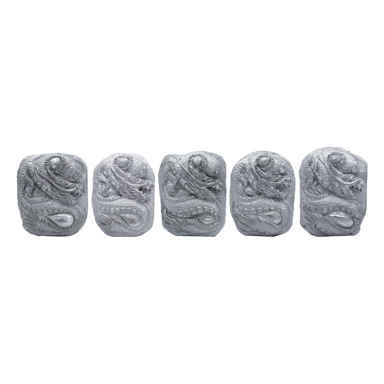 Starborn Silica Carved Dragon Cabochon 40-43mm Rectangle - 1 piece
