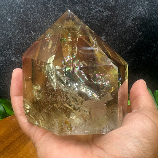 Brazilian Citrine Short Chunky Tower