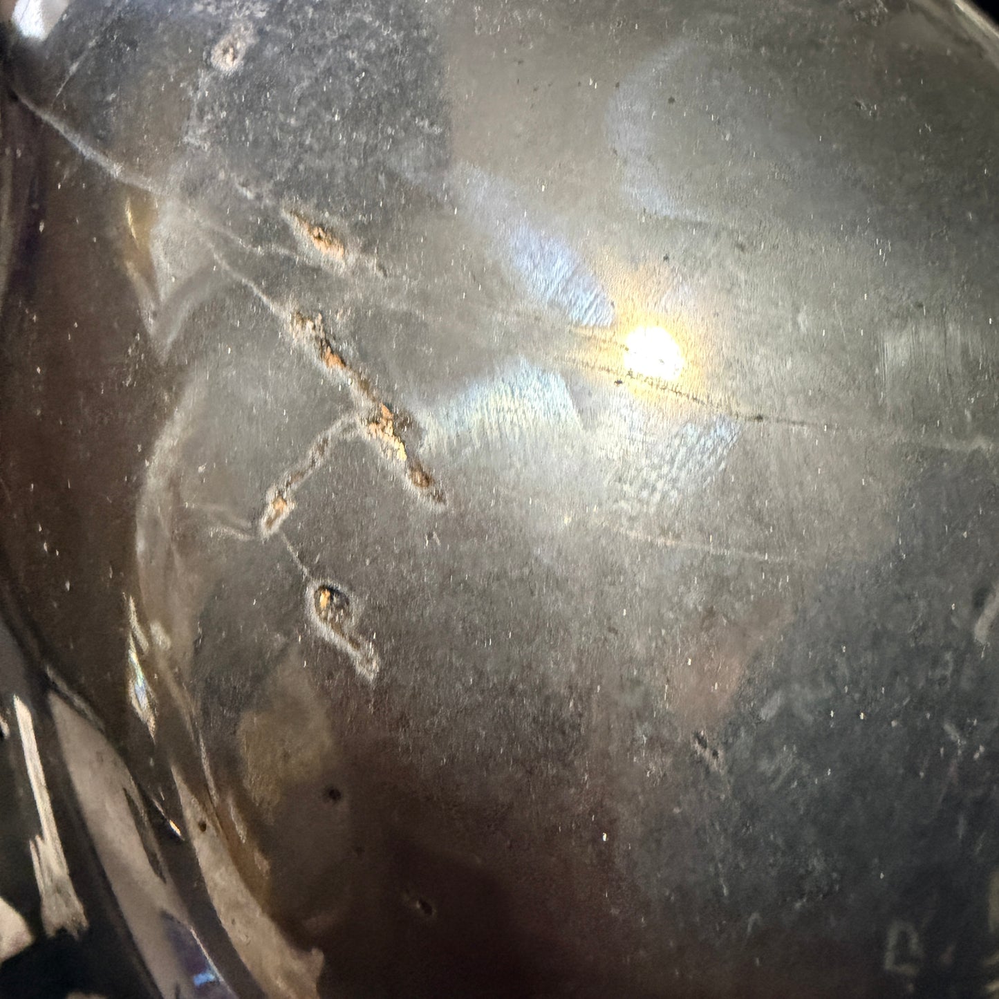 XL 7 inch Hematite Skull