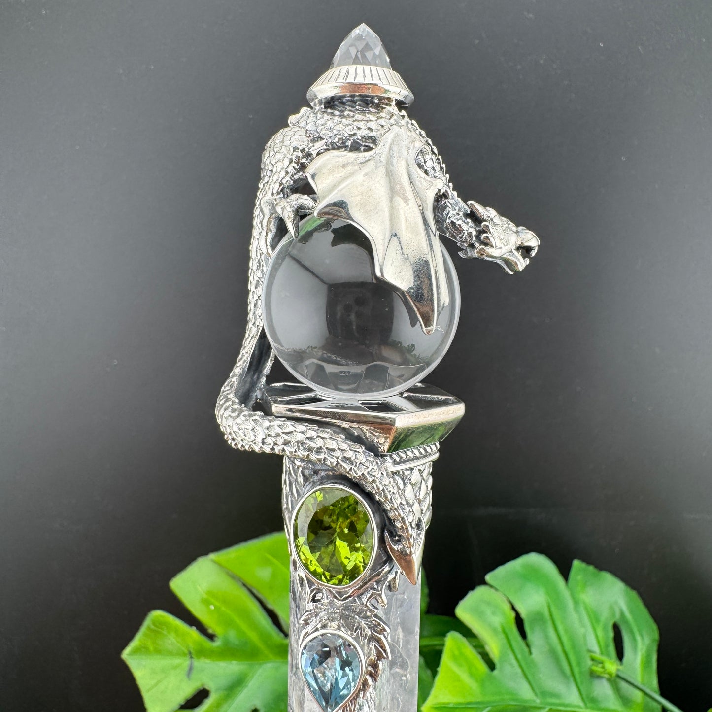 Gotland Clear Quartz and Chakra Guiding Rod