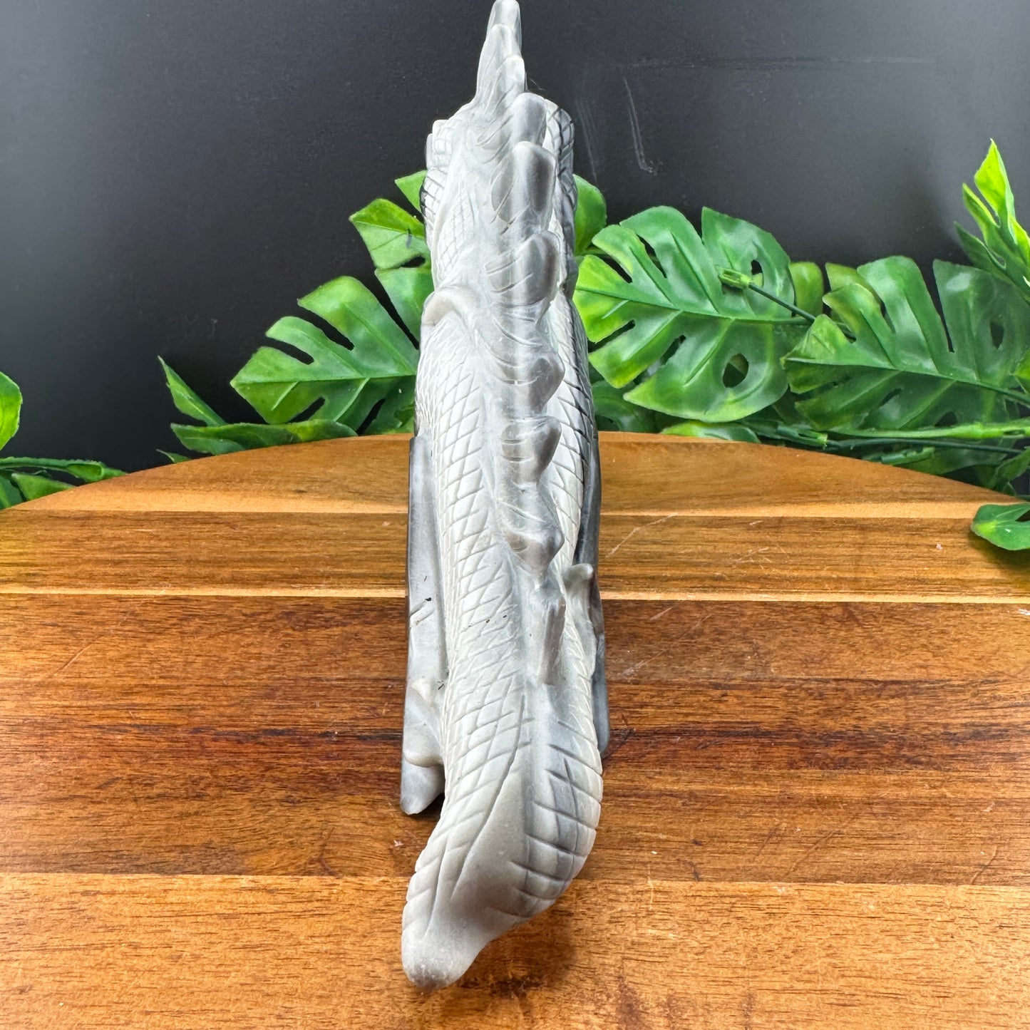 Taiji Jasper Lizard Carving