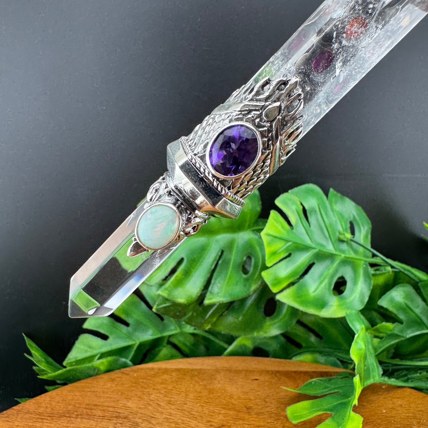 Gotland Clear Quartz and Chakra Guiding Rod