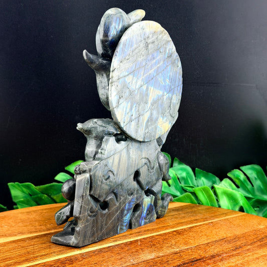 Labradorite Nine Tailed Fox