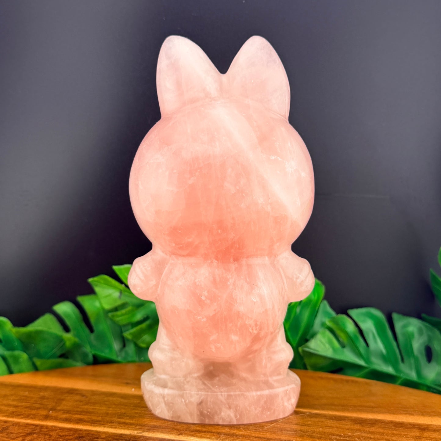 Deep Rose Quartz XL Labubu