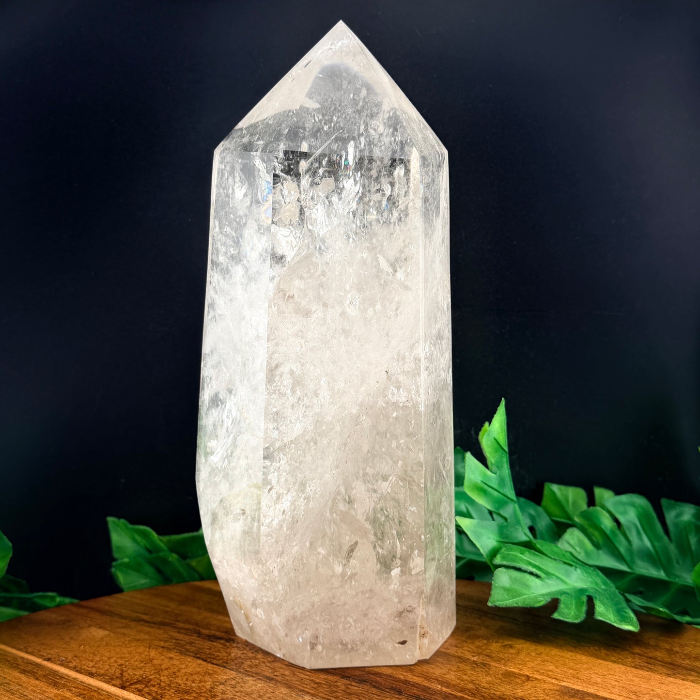 XL Stunning Clear Quartz Tower