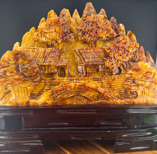 Xui Jade Chinese Mountain Carving