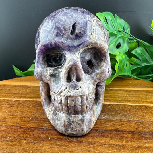Druzy Amethyst Skull