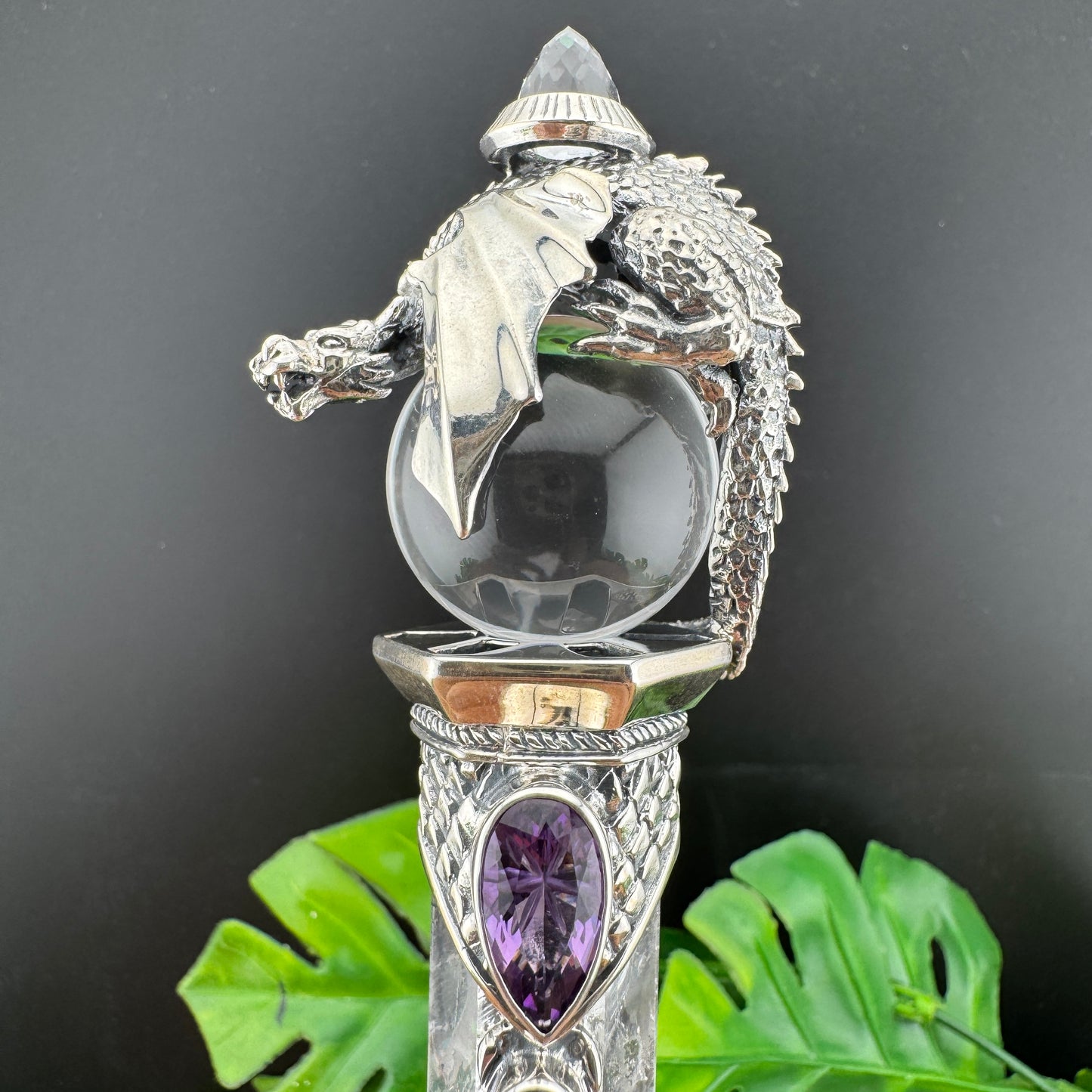 Gotland Clear Quartz and Chakra Guiding Rod