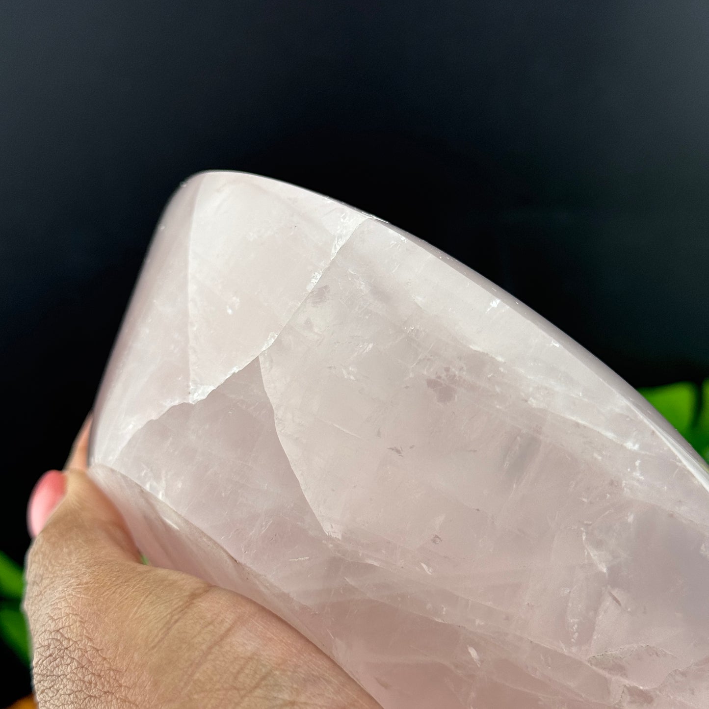 Jelly Rose Quartz Bowl