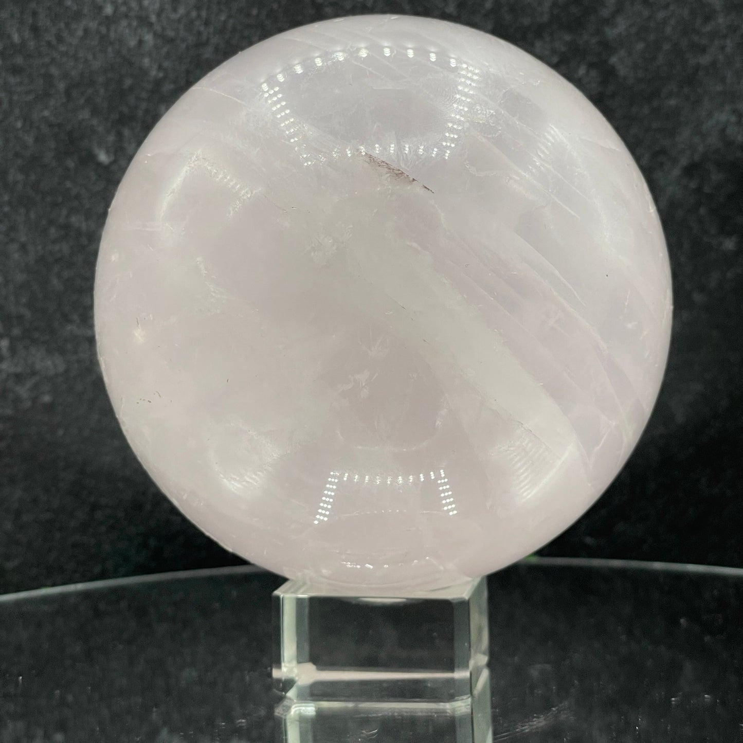 Light Pink Rose Quartz Sphere