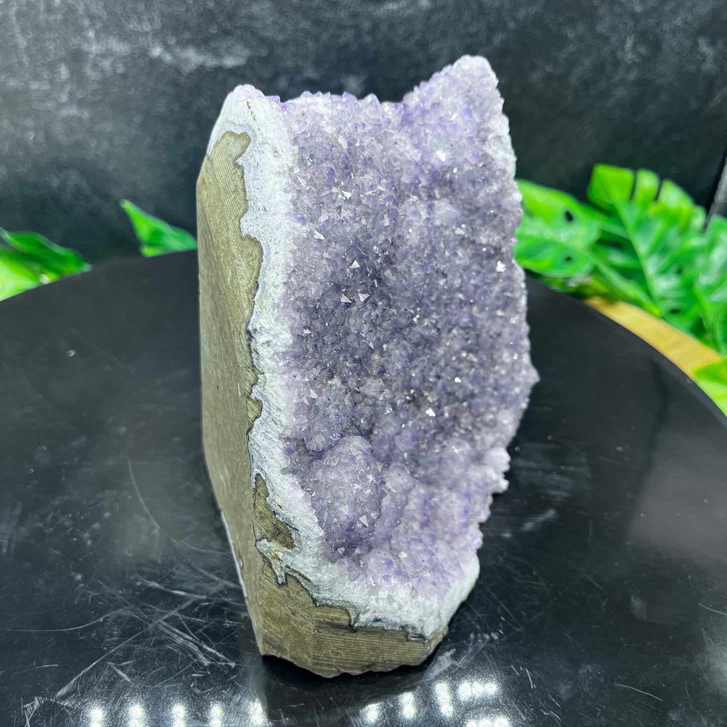 Flowering Amethyst Geode w/ Cut Base