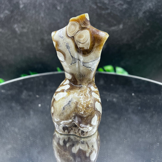 Chocolate Calcite Goddess