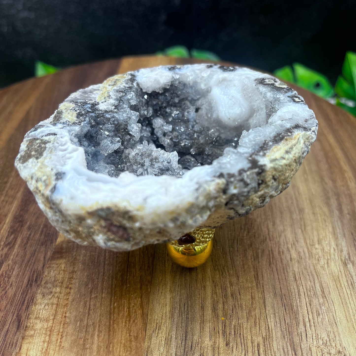 Druzy Agate Bowl