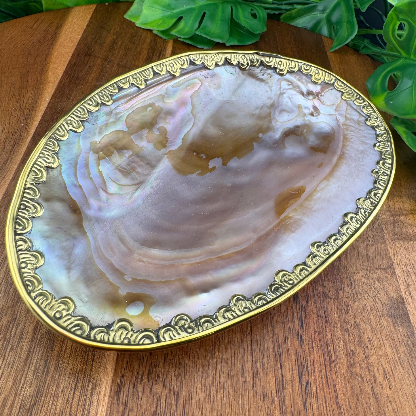 Mother of Pearl & Abalone Shell Ritual Dish