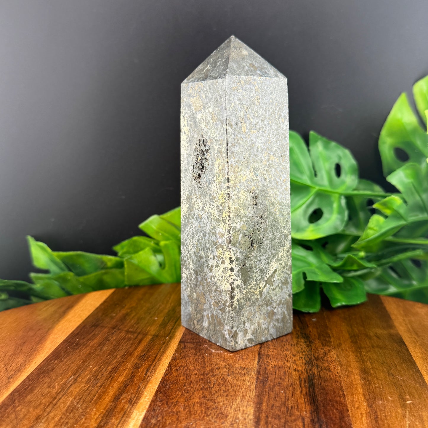 Marcasite in Agate Skull Tower