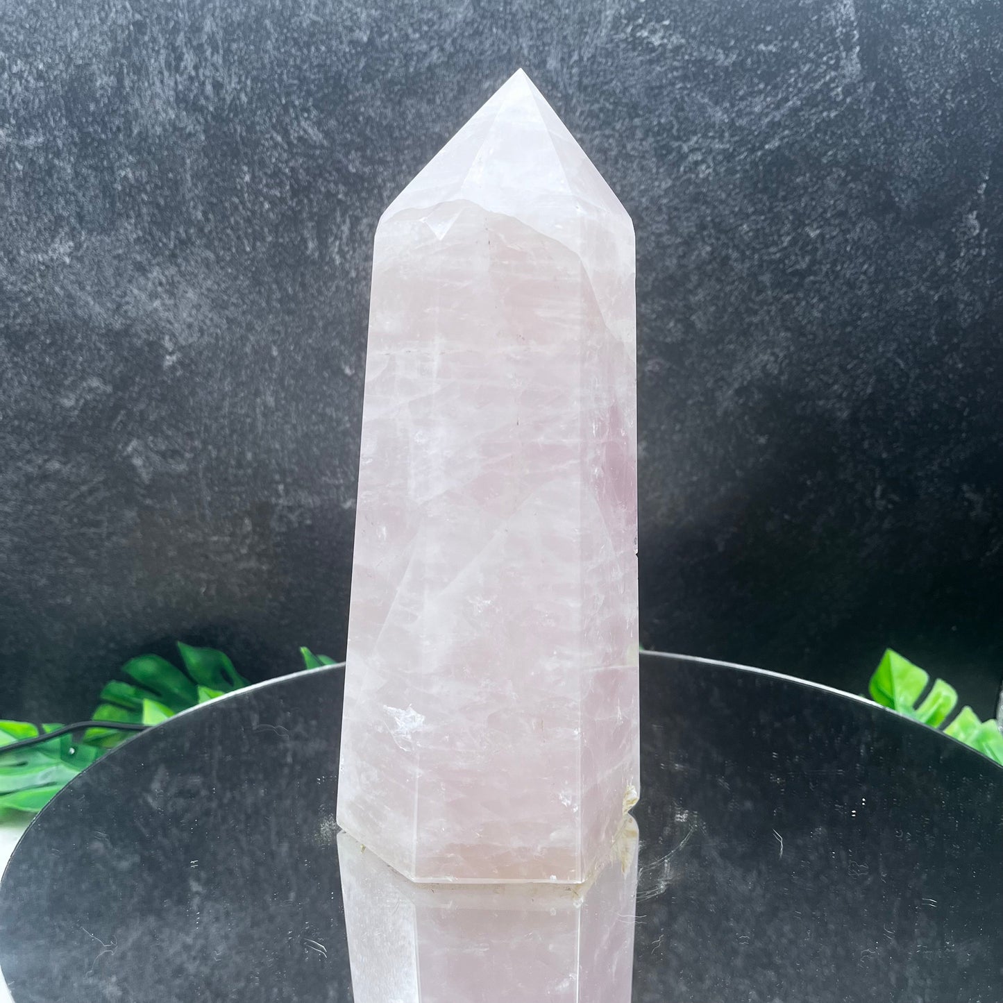 Light Pink Rose Quartz Tower