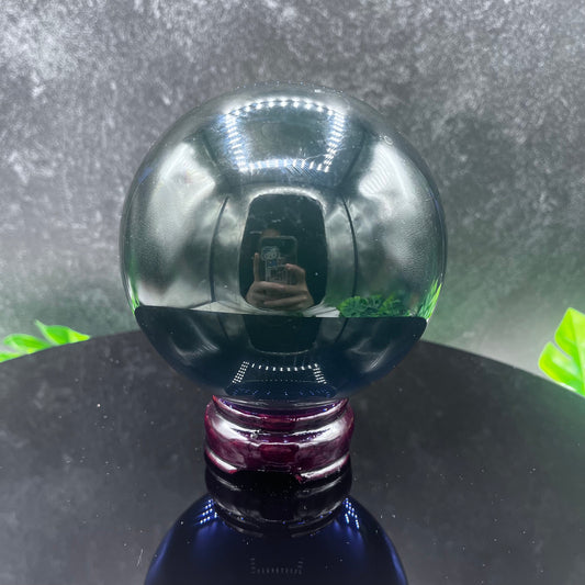 Blue Glass Scrying Sphere