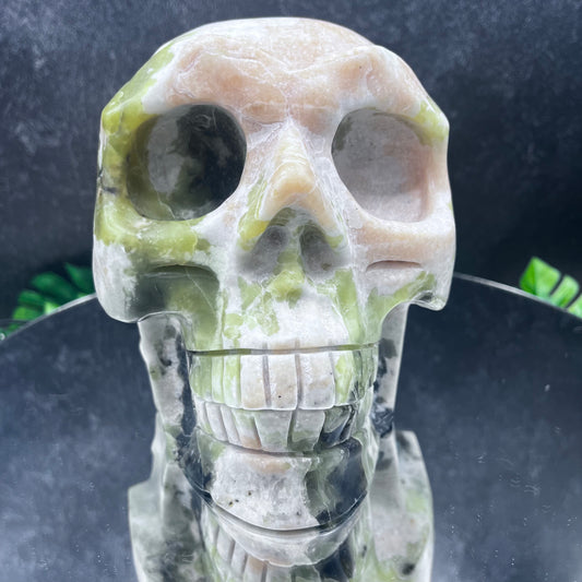 XL Colorful Calcite Skull