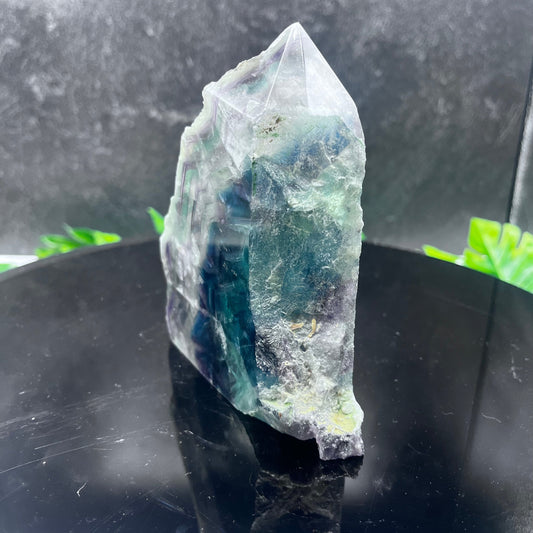 Rainbow Fluorite Slab Tower