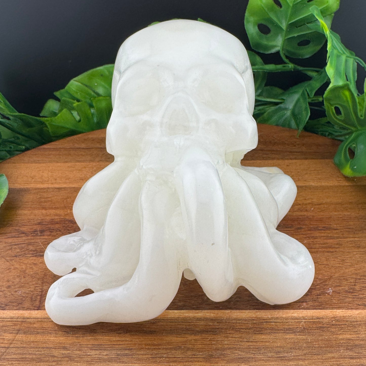 Afghan Jade Cthulhu Octopus Skull