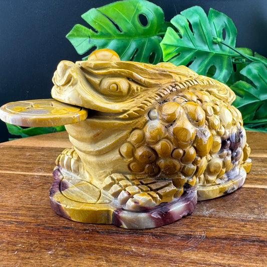 Yellow Mookaite Money Toad