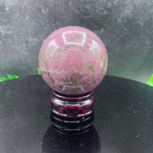 Rhodonite Sphere