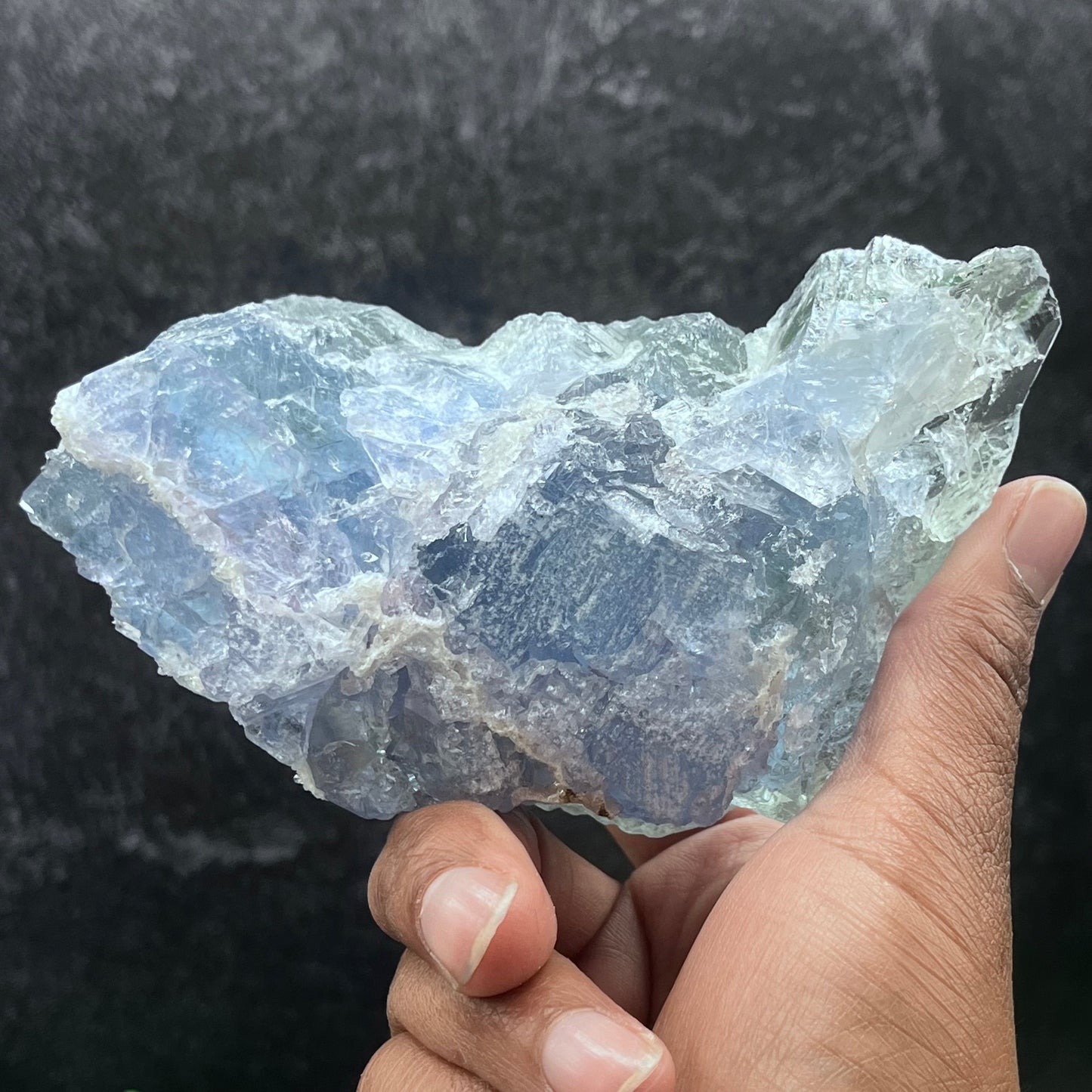 Blue Bi Color Fluorite