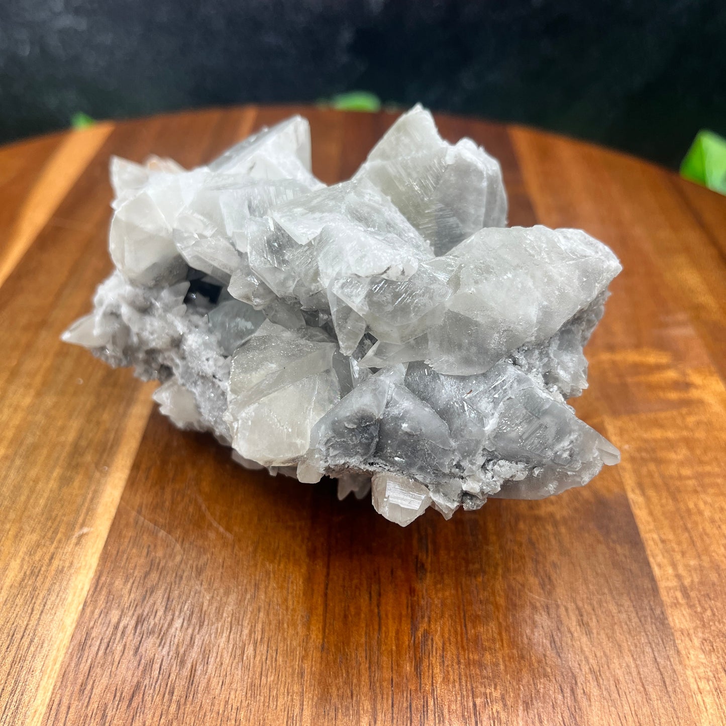 Light Grey Dogtooth Scalenohedral Calcite Specimen