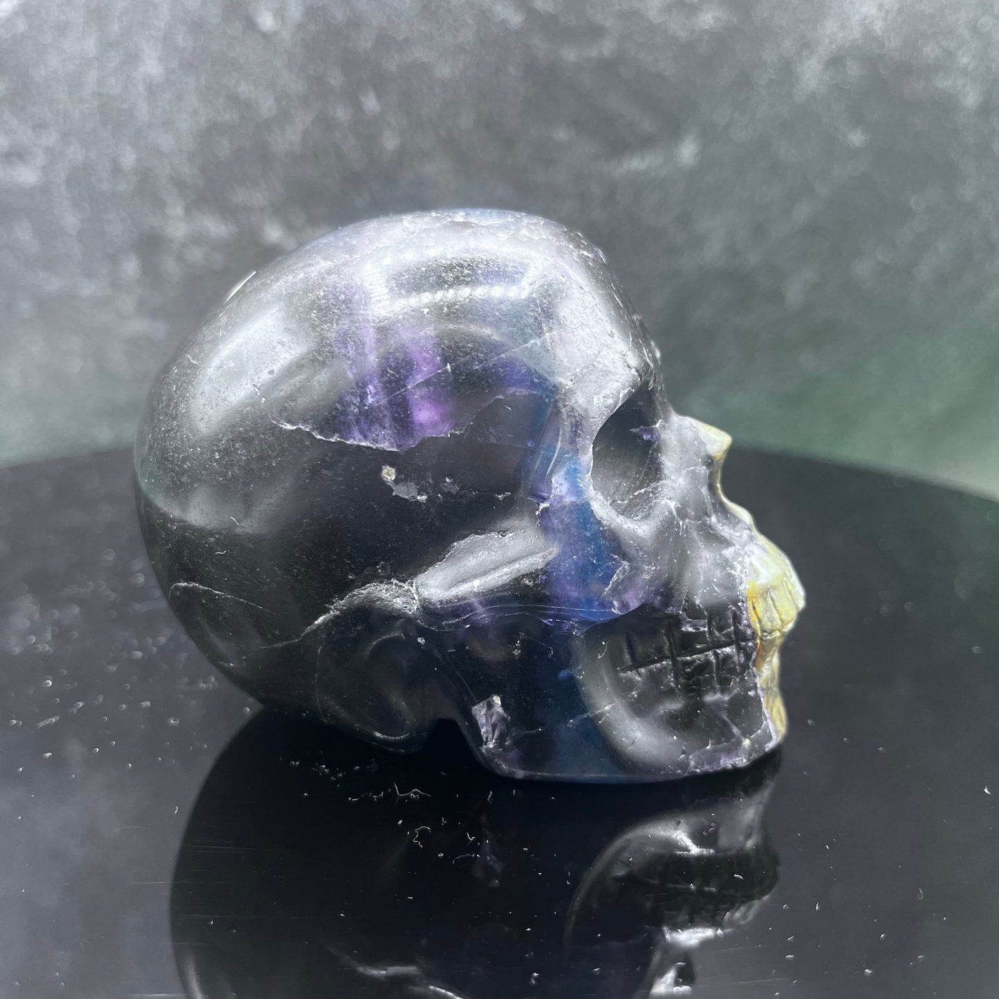 Purple Fluorite Skull