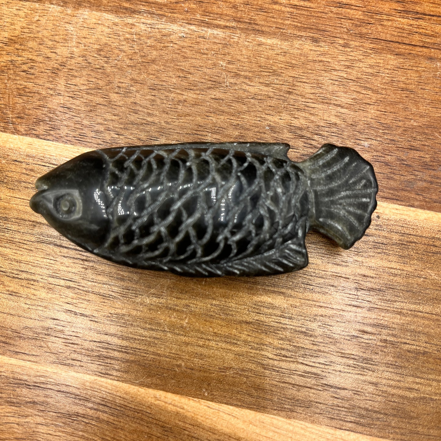 Gold Sheen Obsidian Fish