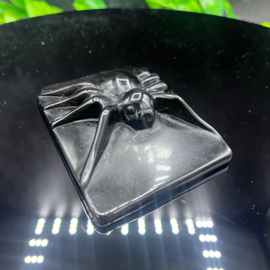 Silver Obsidian Spider