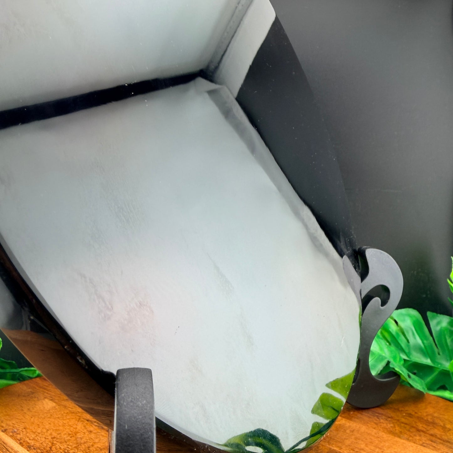 XL Black Obsidian Scrying Mirror