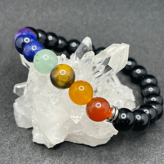 8 Bead Chakra Crystal Bracelet