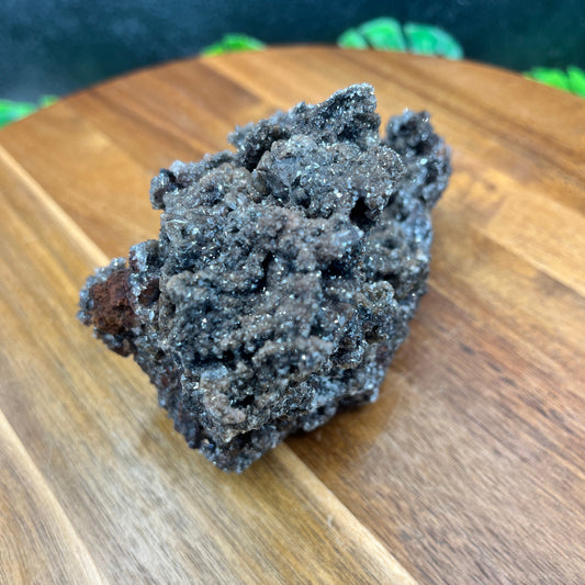 Black Calcite with Geothite