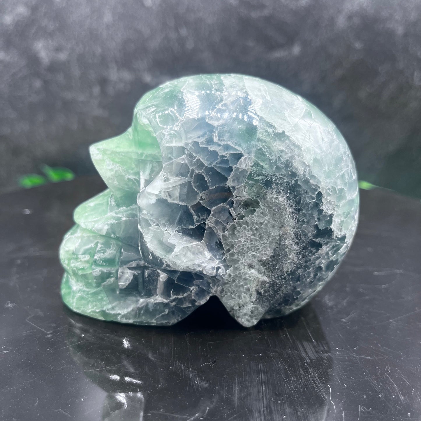 Unique Fluorite Skull