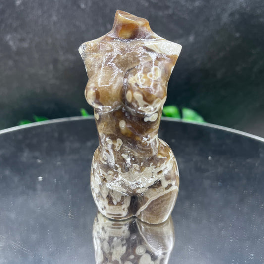 Chocolate Calcite Goddess
