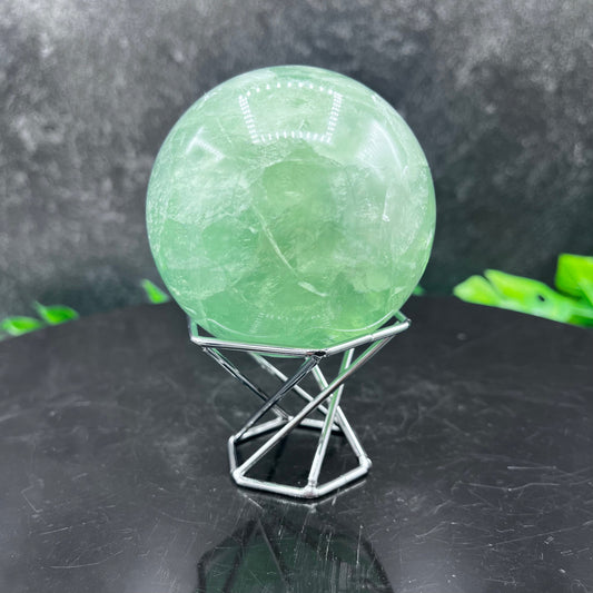 Green Fluorite Sphere