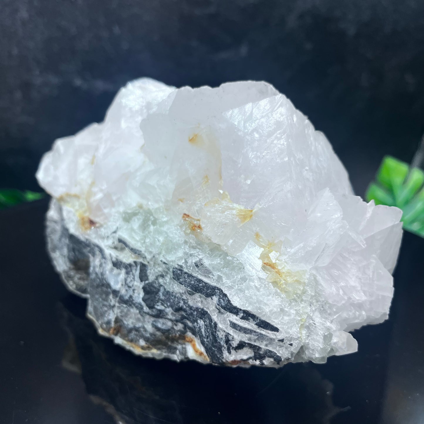 Fluorite in Bladed Calcite