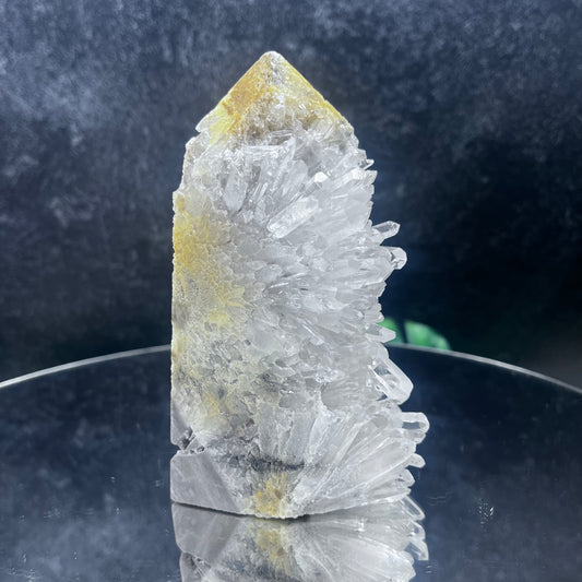 Clear Quartz Cluster Tower