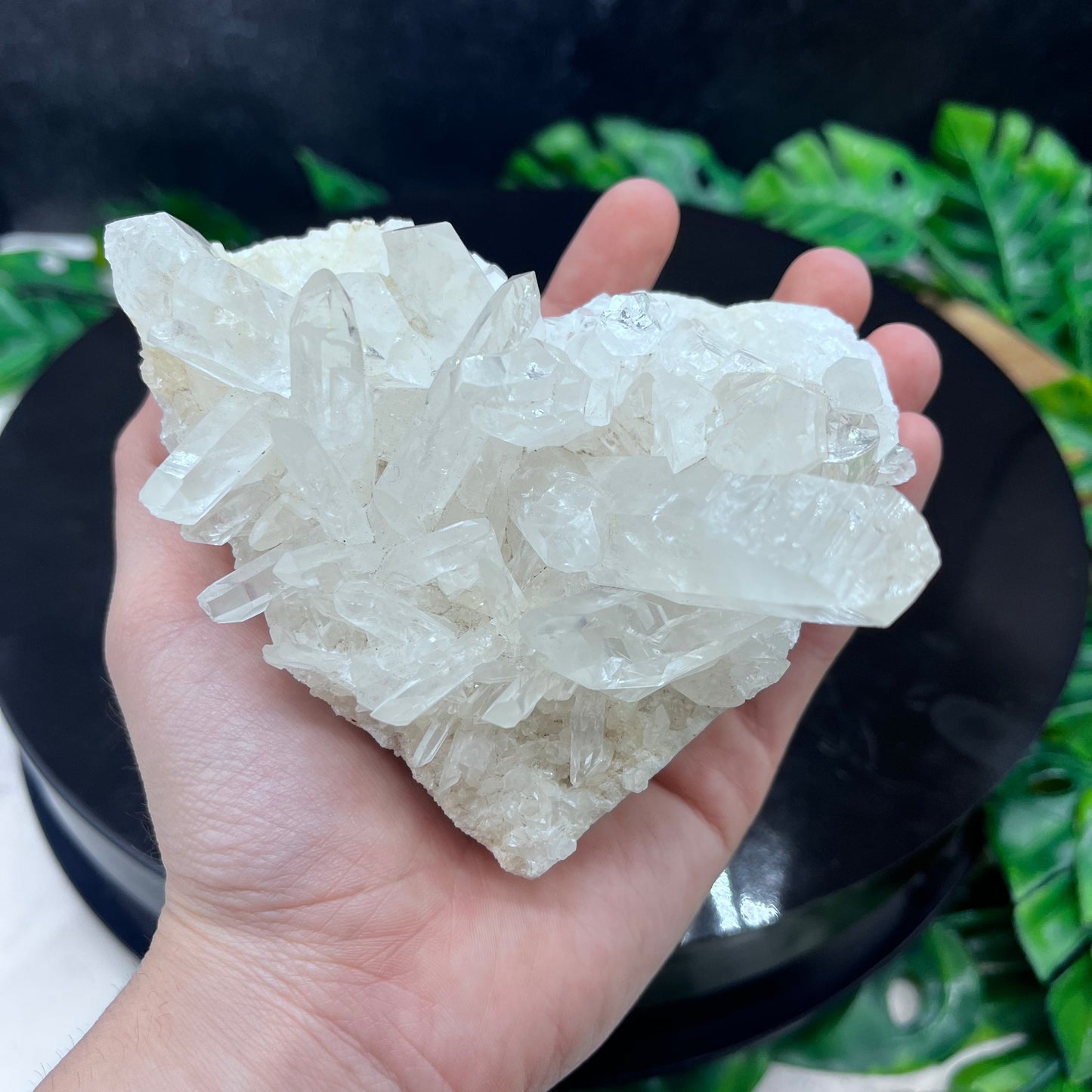 Clear Quartz Heart Cluster