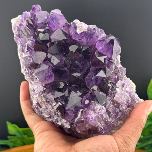 Grape Jelly Amethyst Cluster