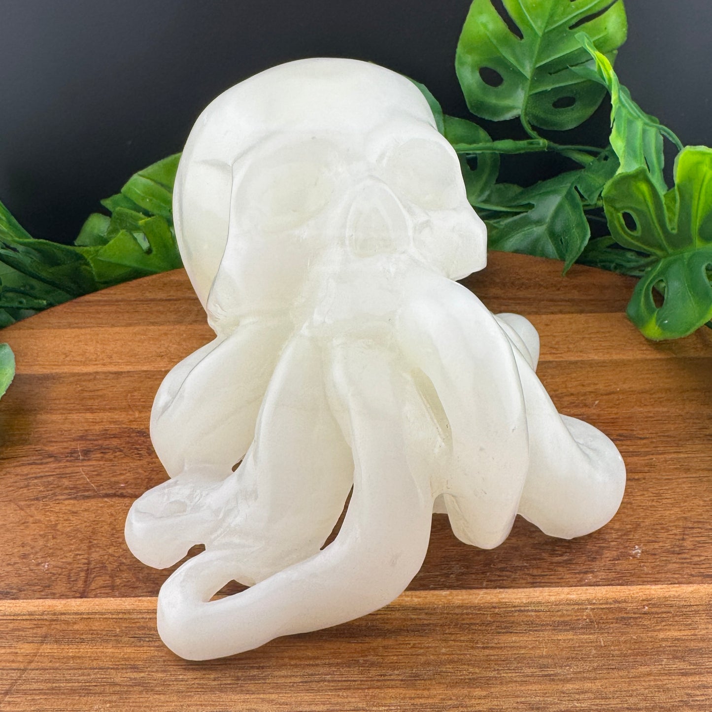 Afghan Jade Cthulhu Octopus Skull