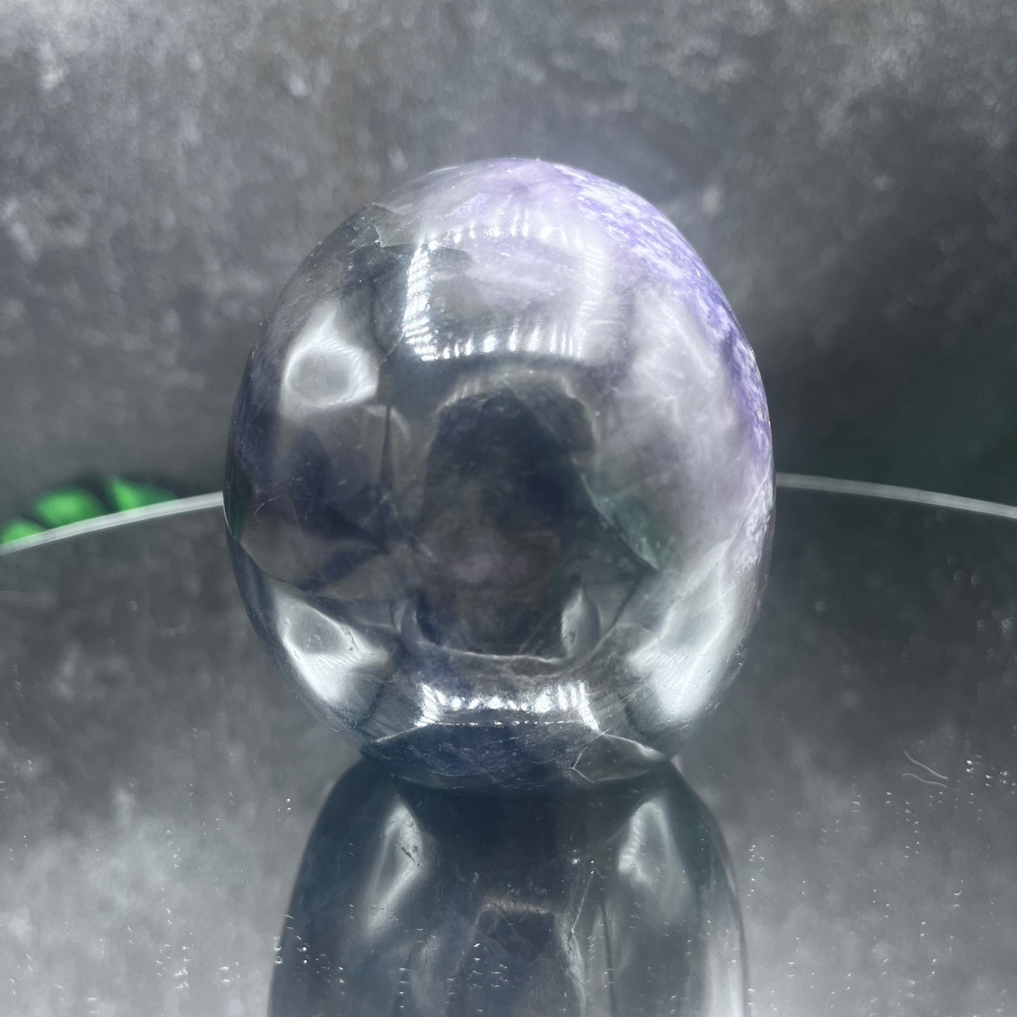 Rainbow Fluorite Skull